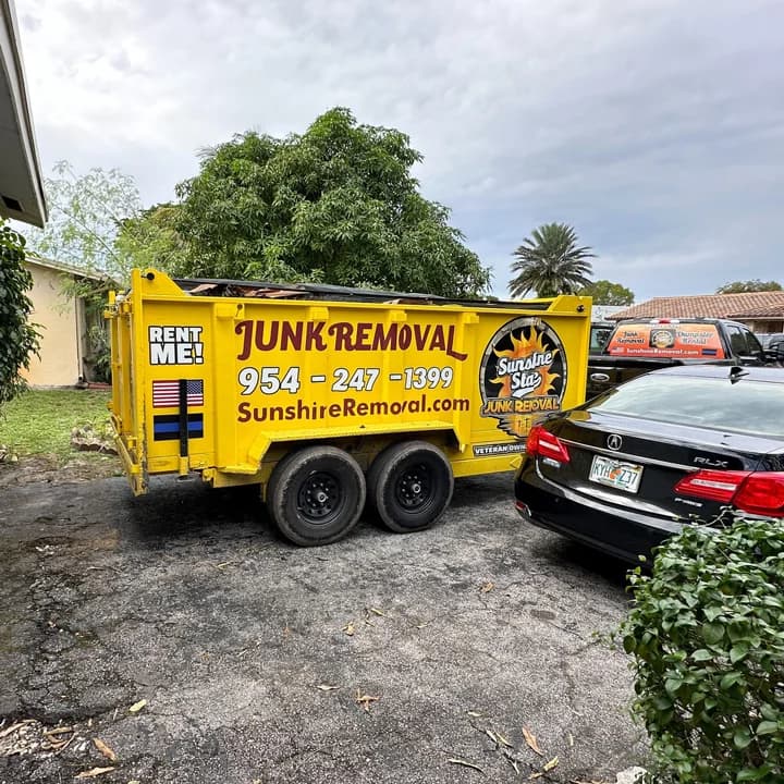 Dump trailer sizing in Cooper City