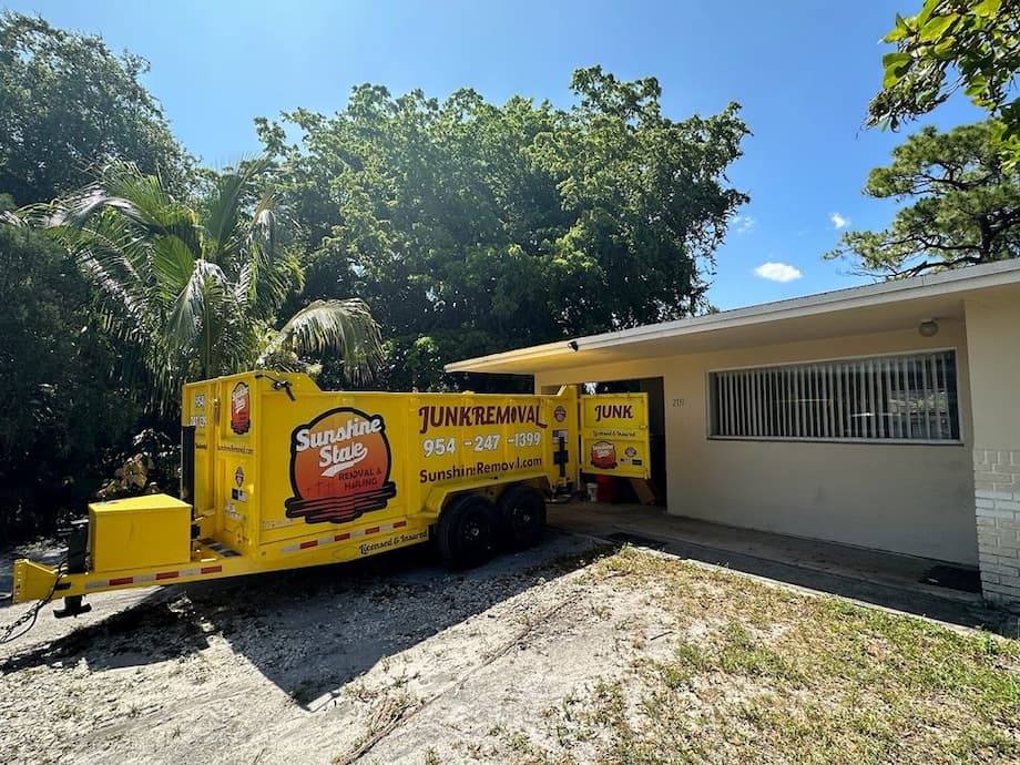 Sunshine State Removal Dumpster Rental cooper city Florida Trailer rentals