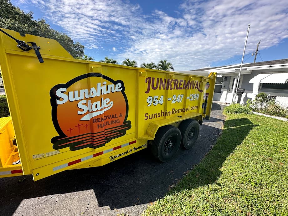 Sunshine State Removal Dumpster Rentals Sunrise Florida Trailer rentals